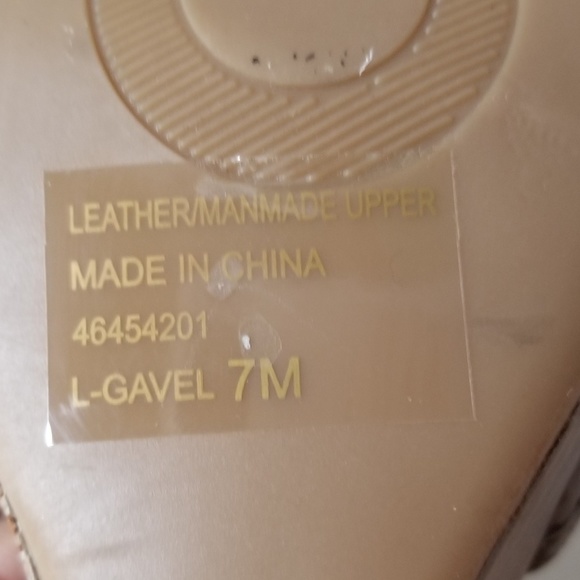 Franco Sarto ❤ Brown Wedge Gavel Sandals - Picture 7 of 8